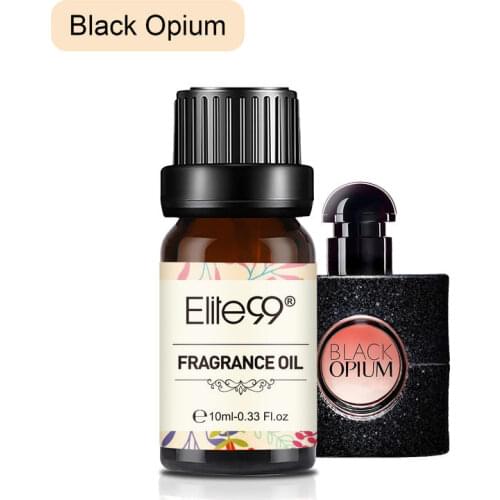 Elite99 Black Opium Fragrance Oil 10ML Flower Fruit Gardenia Essential Oil Relax Diffuser Lamp Air Fresh Massage Making Candles