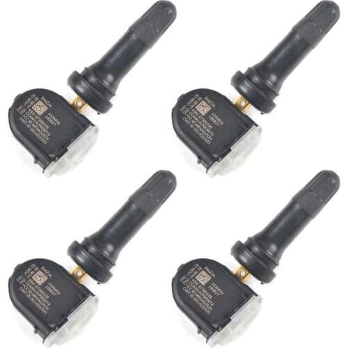 Car TPMS Sensor Snap-In Tire Pressure Sensor 43hz for Car 3021 EV6T-1A180-CB EV6T-1A150-CB (4 PCS)