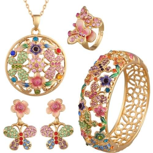 Free shipping Authentic Beijing cloisonne craft luxury four-piece fashionable OL bracelet manufacturers selling wholesale