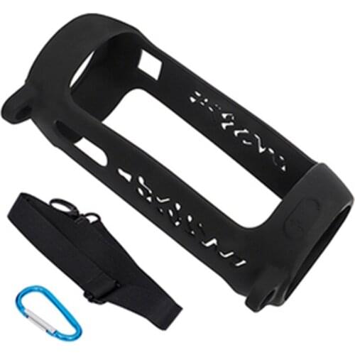 Case for JBL Pulse 4 Bluetooth Speaker Protective Silicone Case Cover with Strap Carabiner for JBL Pulse4 Soft Cover Coque