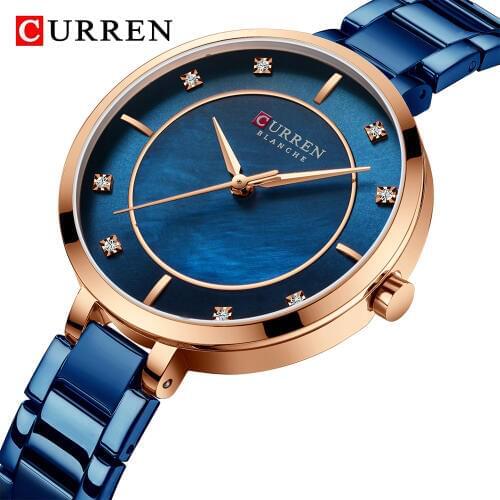 Relogio Feminino CURREN Women Fashion Watch Luxury Brand Watches Waterproof Simple Ladies Quartz Wristwatches reloj mujer