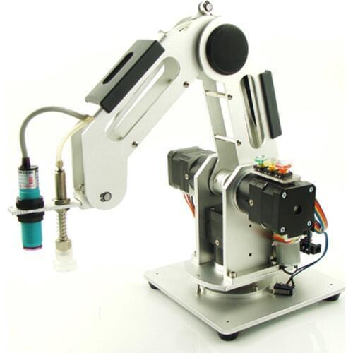 0.5kg Load 3 Axis Handling Palletizing Industrial Robot Arm Desktop Small Teaching Robotic Arm Learning 0.5KG Four DOF DIY Parts