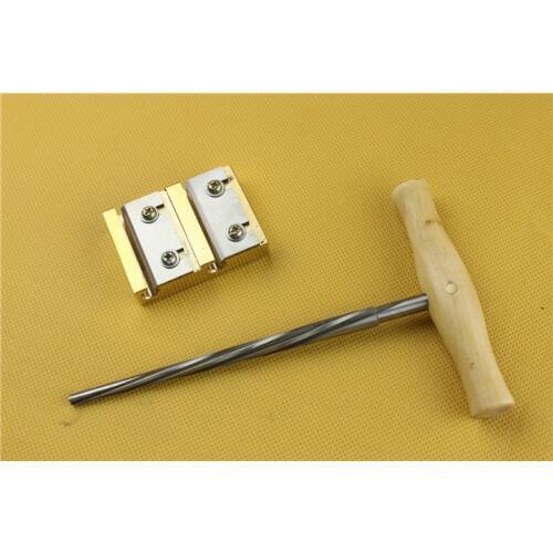 Violin making and maintenance tools. Violin reamer and reel knife making violin tool