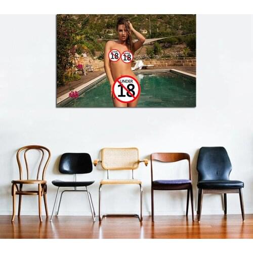 Canvas Paintings Sexy Model Beauty Pictures Posters and Prints Wall Art for Living Room Decor