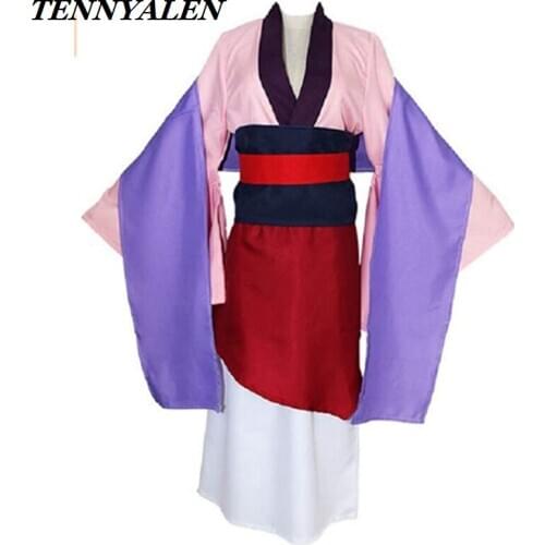 Mulan disfraz Cosplay Costume Chinese Girls Hanfu Skirt Mushu Dragon Mulan Cosplay Dress Kids Halloween Costume Children Set