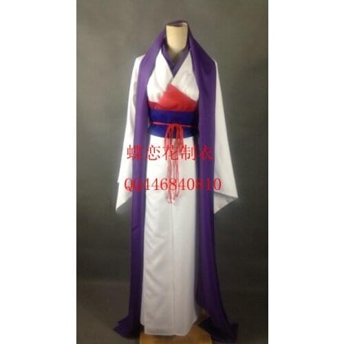 Rurouni Kenshin Samurai X: Trust and Betrayal Yukishiro Tomoe Kimono Cosplay Costume F008