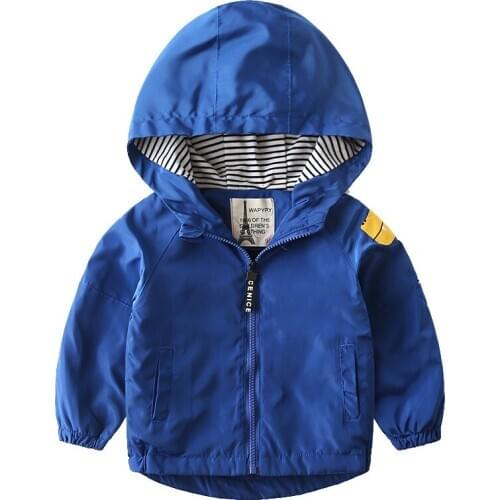 1-6 Y Boy Jacket Winter 2020 Children Winter Coat Long Sleeve 3 Colors With Hooded Windproof Fashion Boys Outerwear Toddler Coat