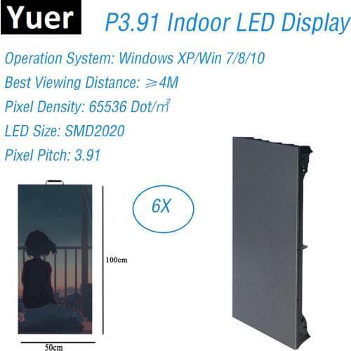 P3.91 Indoor LED Display With Nova Star MRV300 Receiving Card+Die Casting Aluminum Cabinet 1000x500MM Stage Indoor LED Screen