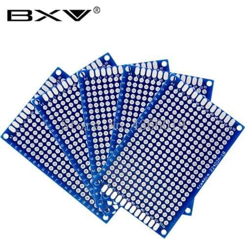 4*6 4*6cm PCB 4x6 4x6cm PCB Double Side Prototype PCB diy Universal Printed Circuit Board Blue