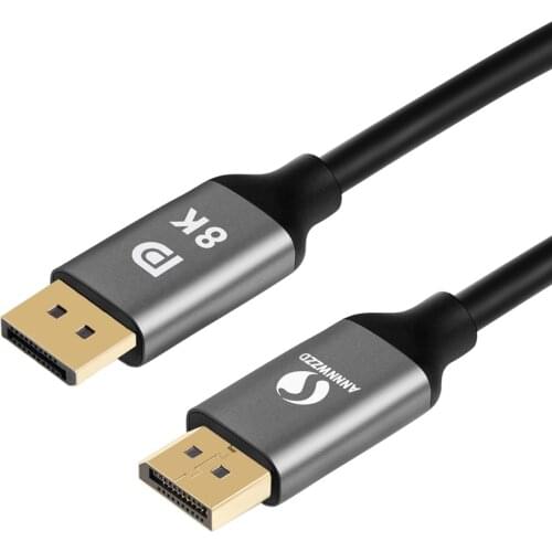 DisplayPort 1.4 Cable 8K 4K HDR 60Hz 144Hz 32.4Gbps DisplayPort Adapter For Video PC Laptop TV DP 1.4 1.2 Display Port 1.2 Cable