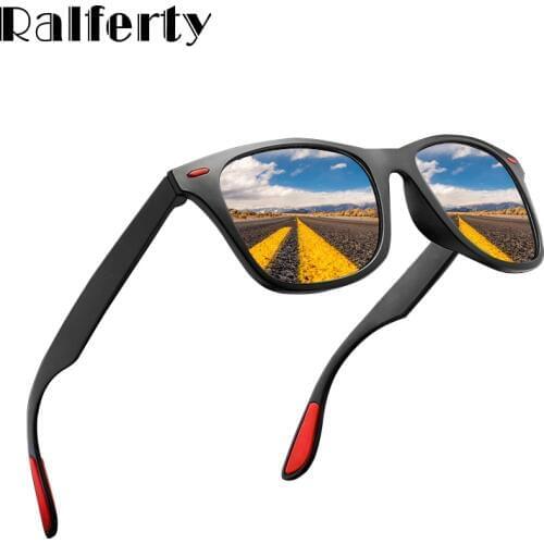Ralferty Sunglasses Men Polarized UV400 High Quality Retro Sport Sun Glasses For Women Driver Fishing Goggles Glasses K1052