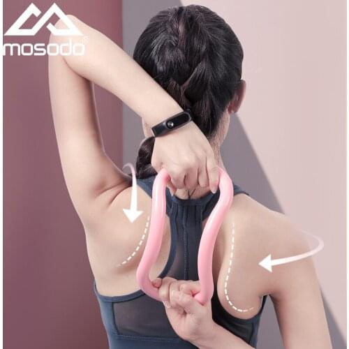 Mosodo Yoga Stretch Ring Magic Circle Pilates Home Sport Gym Fitness Equipment Workout Training Exercise Body Massage Loop