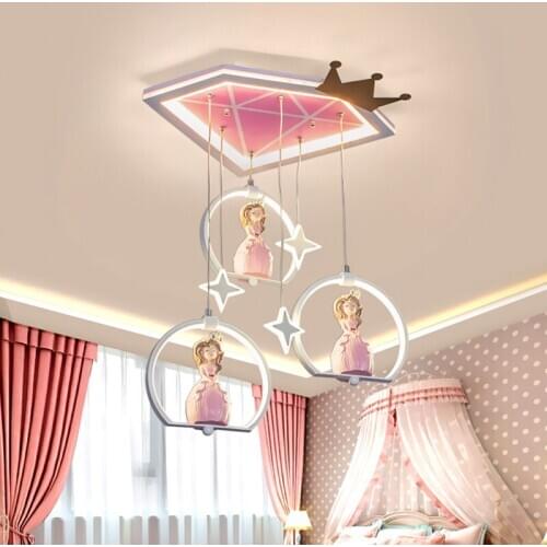 Nordic girl bedroom decor led lights for room indoor chandelier lighting chandeliers ceiling lamps for living room decoration