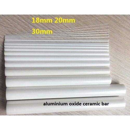 18mm 20mm 30mm mirror surface aluminium oxide ceramic bar AlO PIN GAGE aluminum oxide Corundum ceramic stick alumina ceramic rod