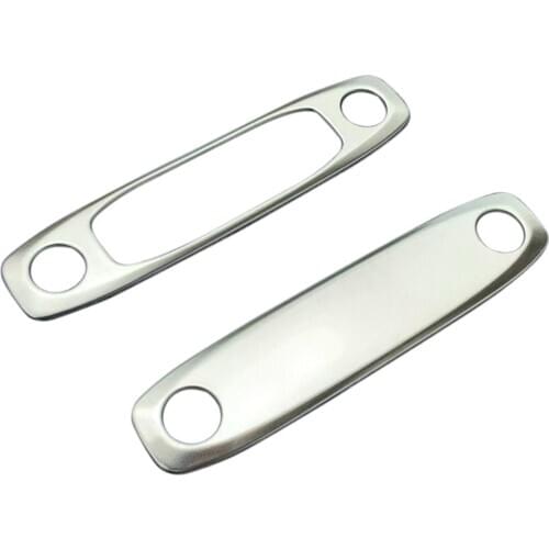 Car Interior Reading Light Lamp Frame Sticker Decor Chrome Cover Trim Fit For Tesla Model 3 2018 2019 Accessories