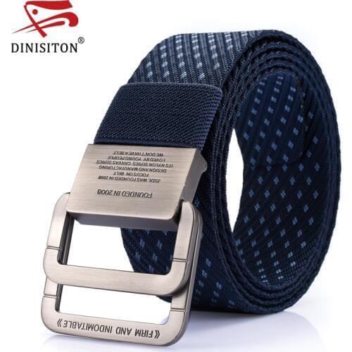 DINISITON Canvas Tactical Belt Brand Men High Quality Military Belts For Mens & Women Waist Nylon Belt Casual Equipment Strap