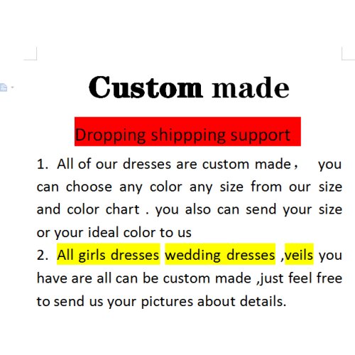 Extra fee for other thing custom made