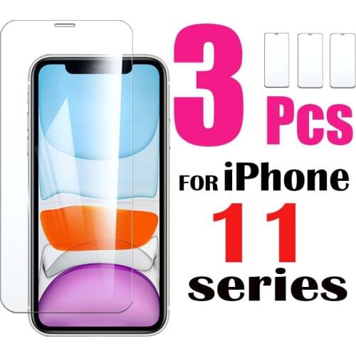 3PCS protective glass for iphone11 pro max screen protector on for apple phone11 iphone 11 pro screenprotector cam sheet glas
