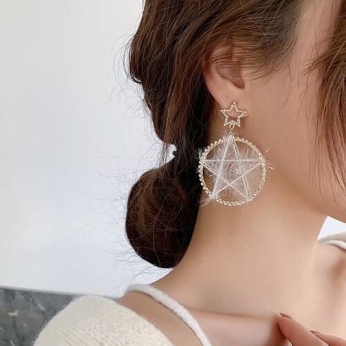 Romantic Dreamlike Star Earrings For Women Fashion Party Accessories Trendy Europe and America