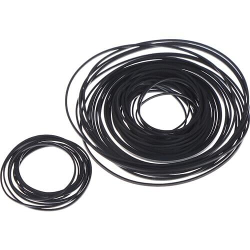 1 Pack Universal 40-135mm Mix Cassette Tape Machine Belt New Assorted Common Belt For Recorders Walkman DVD Drive