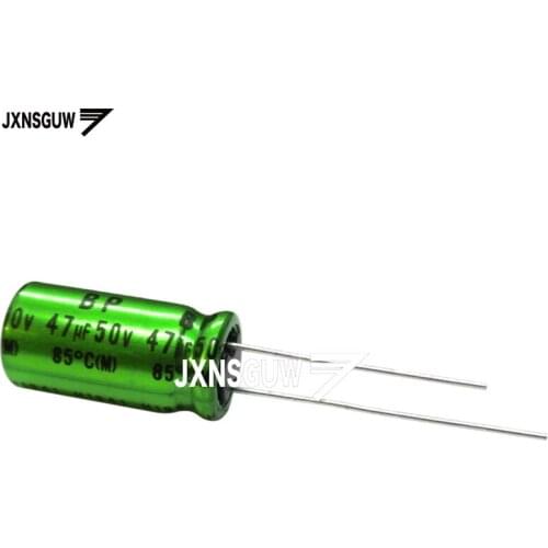 10PCS NICHICON MUSE BP 50V47UF 10X20MM green Non Polar Audio Electrolytic capacitor ES 47uF/50v green 47UF 50V