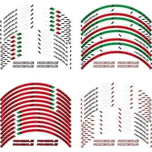 12 X Thick Edge Outer Rim Sticker Stripe Wheel Decals FIT DUCATI 1299 PANIGALE S 959 PANIGALE panigale