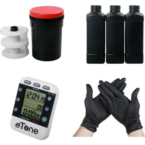 120 127 135 35mm Film Developing Tank Darkroom Equipment Kit B&W Color Negative