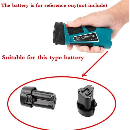 3W 10.8V-12V Handheld LED Light (NO Battery,NO Charger) Lithium Rechargeable Lamps Flashlight For Makita battery Bl1013 hotsell