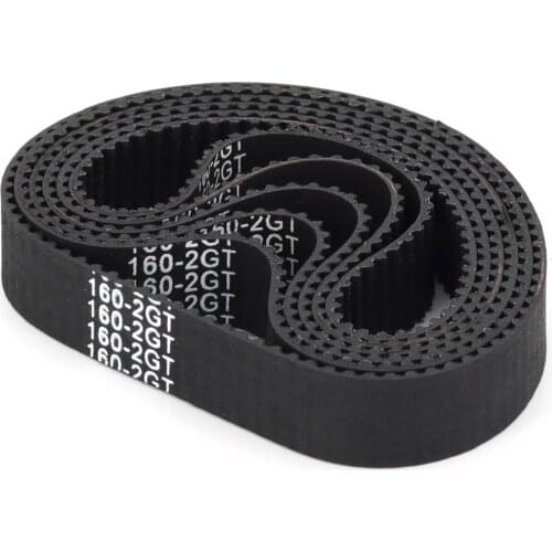 GKTOOLS C-18 3D Printer GT2 10mm Closed Loop Rubber 2GT Timing Belt Width 10mm Length 100 110 120 130 140 150 154 158 160mm