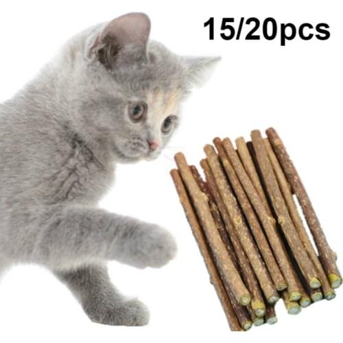 Pure Natural Catnip Pet Cat Molar Toothpaste Stick Cat Snacks Sticks Pet Pure Wood Polygonum Cleaning Teeth Pet Supplies Catnip