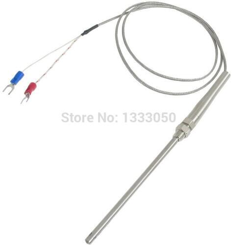 Free Shipping K Type 10cm Probe Thermocouple Temperature Measurement Sensor 100cm