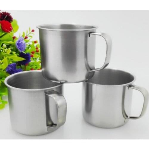Eco-Friendly Outdoor Camping Hiking Stainless Steel Coffee Tea Mug Cup Office School Special Cups for Children Drinkware