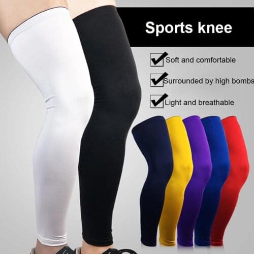 Stretchy Sports Knee Pads Warm Compression Leggings Cover Outdoor Running Basketball Football Riding Knee Gear