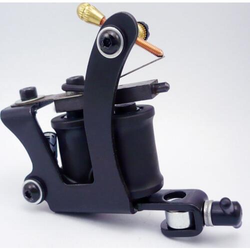 Chrome Tattoo Machine For Beginner Tattoo Apprentice Machine 10 Warps Coil Guns For Liner and Shader Free Shipping TM-356