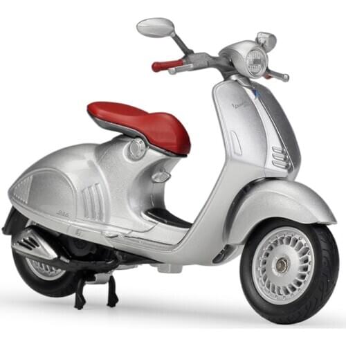 Welly 1:18 VESPA 946 scooter alloy model Vespa motorcycle model Roman holiday Collecting gifts