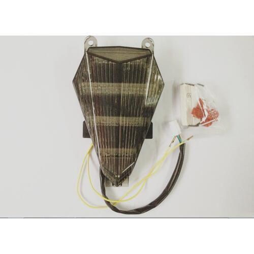 Motorcycle Tail Light Integrated LED Turn Signals Indicators Smoke For YZF R6 2006 2007 2008 2009 2010 2011