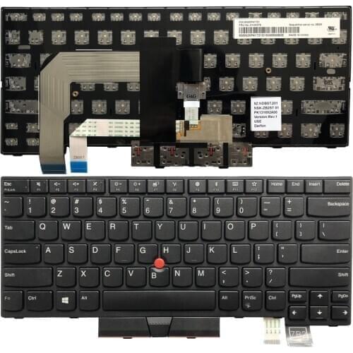 New US for Lenovo IBM ThinkPad T470 US laptop keyboard back No Backlit