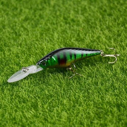 LINGYUE 1PCS Fishing Lures Minnow Crankbaits 9cm 6.4g Wobbler 8 colors Hard Bait Bass Lure Pesca
