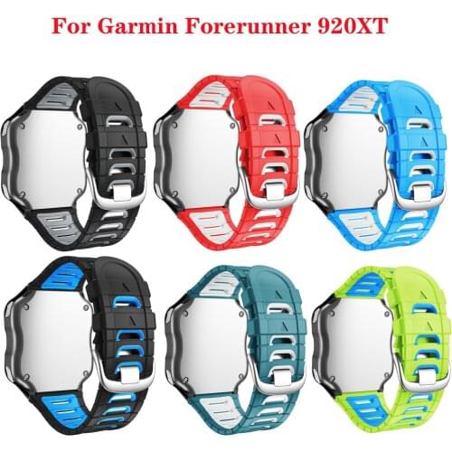 Silicone Watchband Strap for Garmin Forerunner 920XT Wristband Running Swim Cycle Training Sport Watch band