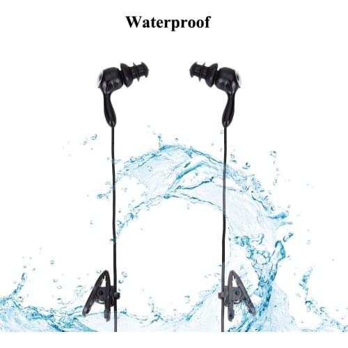 3.5mm Sports In-ear Swimming Waterproof Earphone Headphone For iPhone MP3
