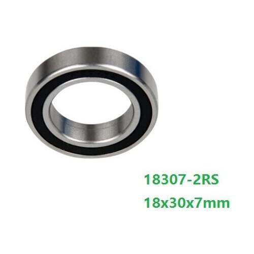10pcs/50pcs 18307-2RS 18307 RS 18x30x7mm Double cover Deep Groove Ball Bearing for bicycle bottom bracket 18*30*7