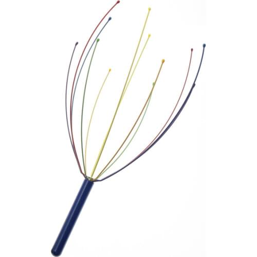 24cm 1PCS Hand Held Metal Wire Handle Headmassager Head Massager Head Scalp Scratcher Tingler Tool