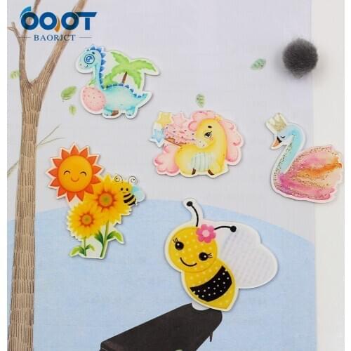 5pcs/Cartoon animal Acrylic flatback for Hair Bows Snack Planar Acrylic Crafts for DIY Phone Decorations PB2083