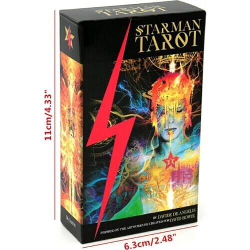 78 Card Deck Starman Tarots Full English Oracle Deck Fun Family Party Board Game R66E