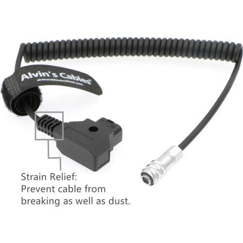 Alvins Cables BMPCC 4K to DTap Power Cable for Blackmagic Pocket Cinema Camera 4K Gold Mount V Mount Battery Weipu 2 Pin Female