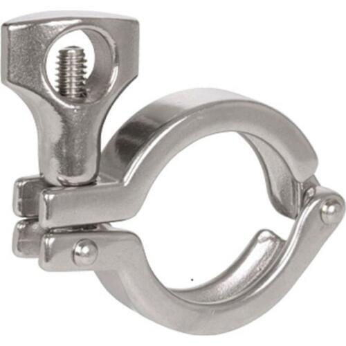 Free shipping 2.5" Sanitary Tri Clover Compatible Clamp Fits 77.5MM OD Ferrule