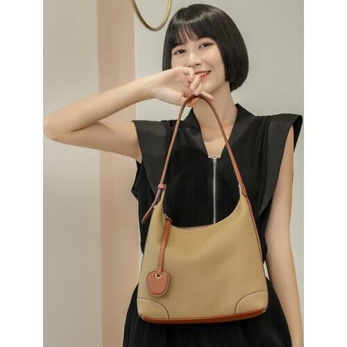 Elegant Luxury Womens Cow Leather Shoulder Bags Classical Shoulder Purses And Handbag Women Clutch Bags Ladies Hand Bag