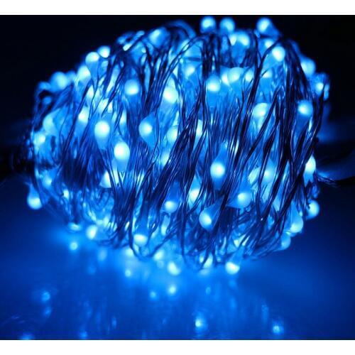 200LEDs 20M Starry vine moon String Light Wedding Christmas Festival Lamp Garden Garland decor Silver/Copper wire+AC/DC Adapter