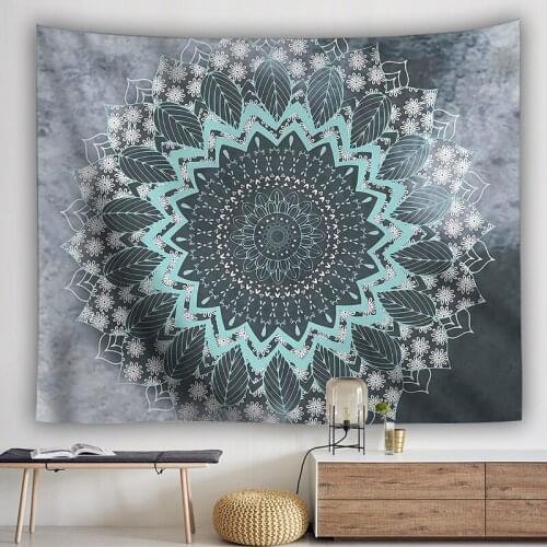Mandala Tapestry Wall Hanging Sandy Beach Throw Rug Blanket Camping Travel Mattress Bohemian Sleeping Pad Tapestries #C
