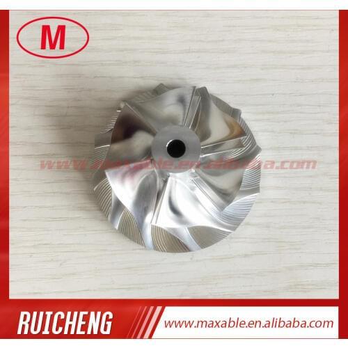 GT15-25 6+6 blades 41.52/56.02mm 701374-0001/6 turbocharger billet/milling/aluminum 2618 compressor wheel for 454191-0001/3/4/5